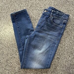 Gap 1969 High Rise Skinny Jeans Womens 27x27 Short Windward Wash Stretch Denim